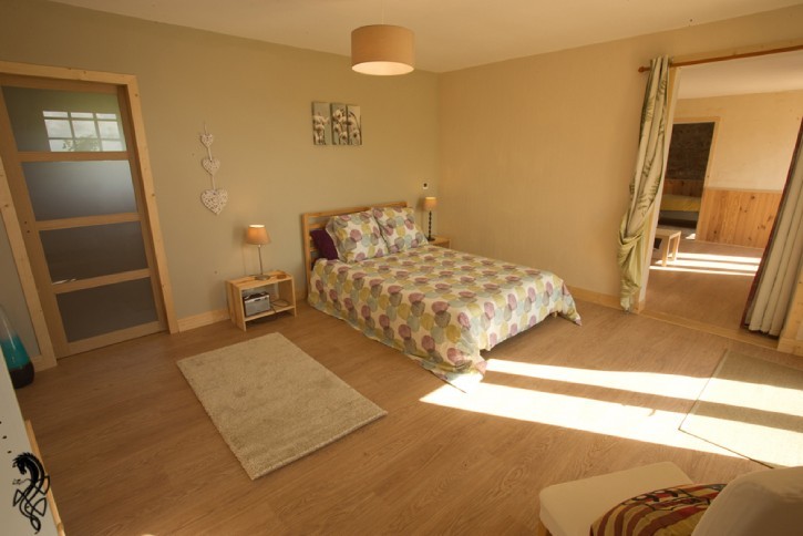 Main Bedroom with view to Livingroom