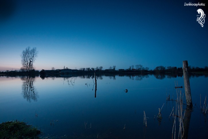 Winter View of the Marais 100 yards from House